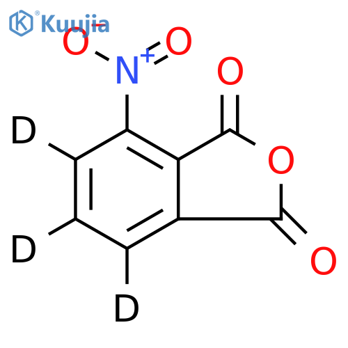 3-Nitrophthalic-d3 Anhydride structure