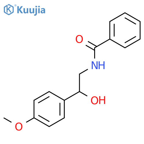 N-(2-Hydroxy-2-(4-methoxyphenyl)ethyl)benzamide structure