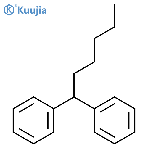 1,1-Diphenylhexane structure