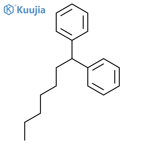 Benzene,1,1'-heptylidenebis- structure