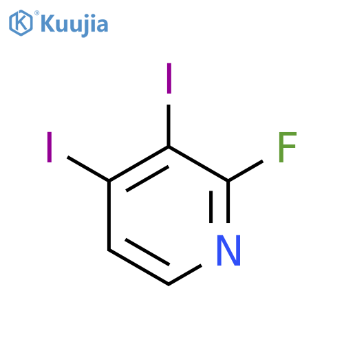 2-Fluoro-3,4-diiodopyridine structure