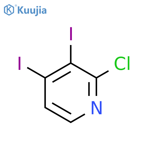 2-chloro-3,4-diiodopyridine structure