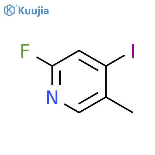 2-Fluoro-4-iodo-5-methylpyridine structure