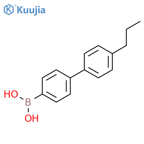 4'-Propyl-4-biphenylboronic acid structure