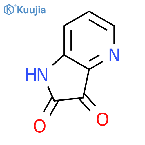 1H-Pyrrolo3,2-bpyridine-2,3-dione structure