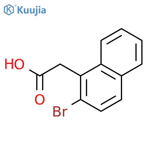 1-Naphthaleneacetic acid, 2-bromo- structure