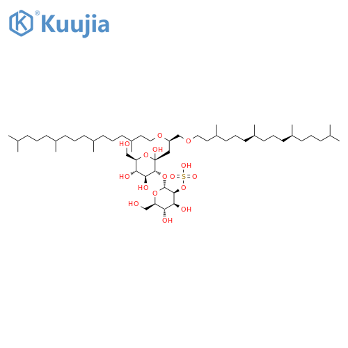 a-D-Glucopyranoside,(2S)-2,3-bis[[(3R,7R,11R)-3,7,11,15-tetramethylhexadecyl]oxy]propyl2-O-(2-O-sulfo-a-D-mannopyranosyl)- structure