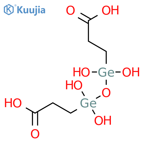 Propanoic acid, 3,3'-(1,1,3,3-tetrahydroxy-1,3-digermoxanediyl)bis- structure