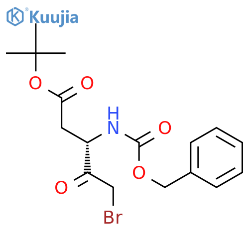 Z-Asp(OtBu)-bromomethylketone structure