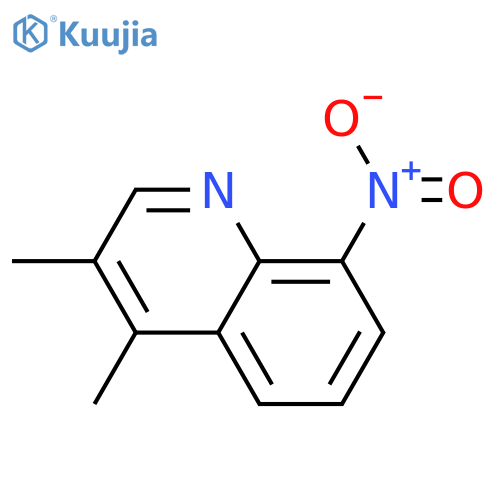 Quinoline,3,4-dimethyl-8-nitro- structure