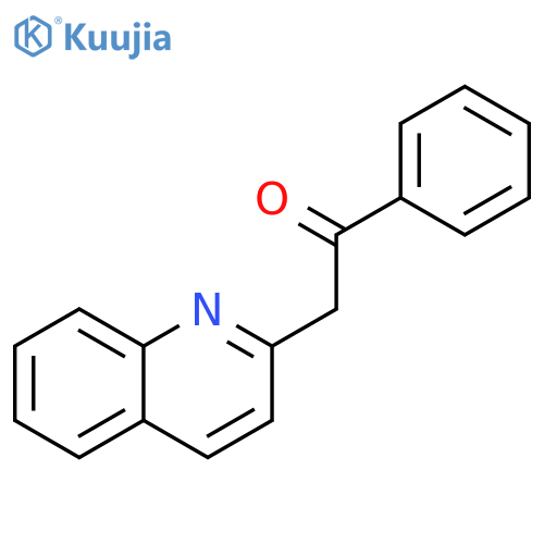 1-Phenyl-2-(quinolin-2-yl)ethan-1-one structure