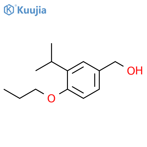3-(propan-2-yl)-4-propoxyphenylmethanol structure