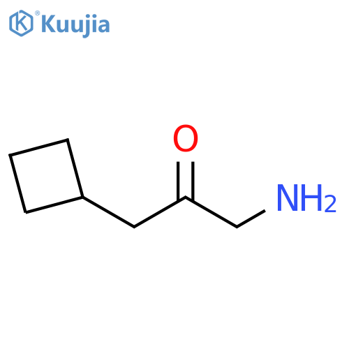 1-Amino-3-cyclobutylpropan-2-one structure