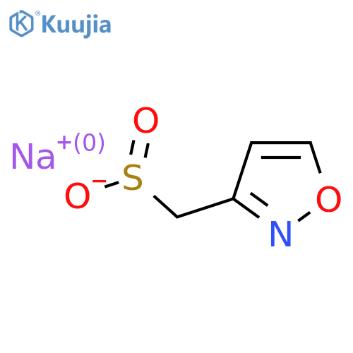 Sodium 1,2-oxazol-3-ylmethanesulfinate structure