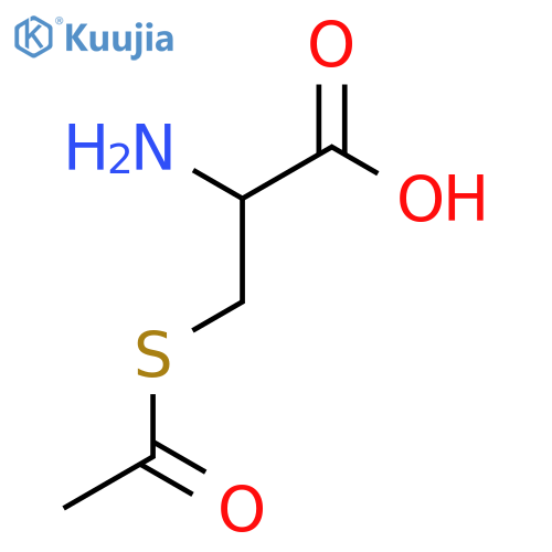 3-Acetylsulfanyl-2-aminopropanoic acid structure