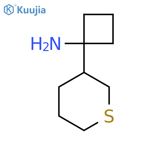 1-(thian-3-yl)cyclobutan-1-amine structure
