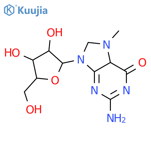 Guanosine,7,8-dihydro-7-methyl- (8CI,9CI) structure