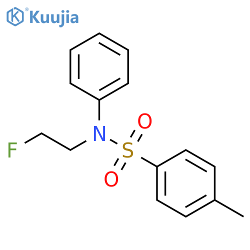 Benzenesulfonamide,N-(2-fluoroethyl)-4-methyl-N-phenyl- structure