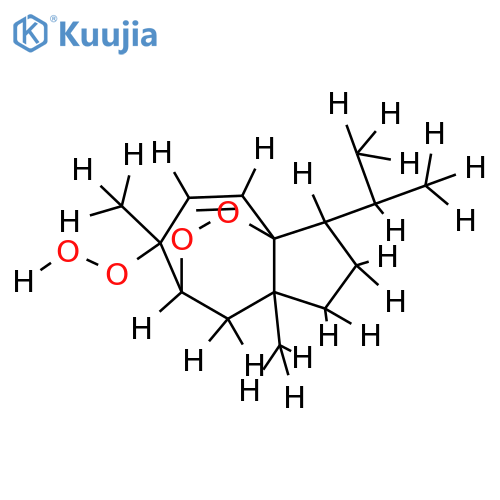 (1S,4R,5S,7R,10R)-1,5-epidioxy-4-hydroperoxycarot-2-ene structure