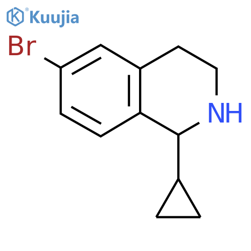 6-Bromo-1-cyclopropyl-1,2,3,4-tetrahydroisoquinoline structure