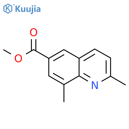 Methyl 2,8-dimethylquinoline-6-carboxylate structure