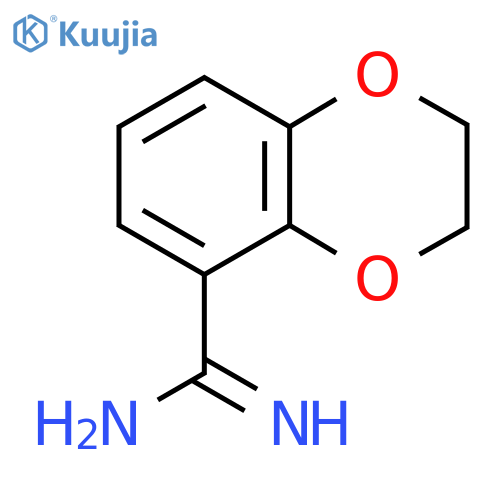 2,3-dihydro-1,4-benzodioxine-5-carboximidamide structure