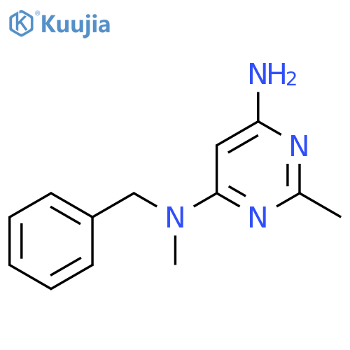 N4-Benzyl-N4,2-dimethylpyrimidine-4,6-diamine structure