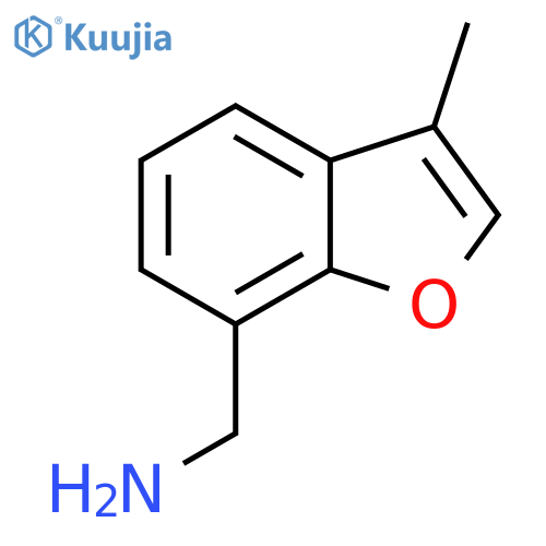 7-Benzofuranmethanamine, 3-methyl- structure