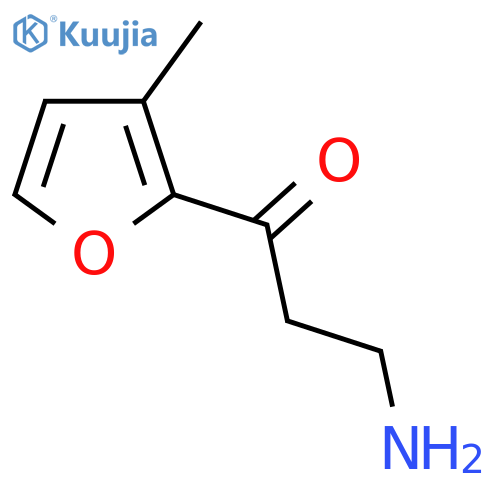 3-amino-1-(3-methylfuran-2-yl)propan-1-one structure