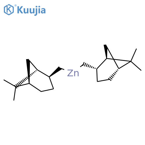 Zinc, bis[[(1R,2S,5R)-6,6-dimethylbicyclo[3.1.1]hept-2-yl]methyl]- structure