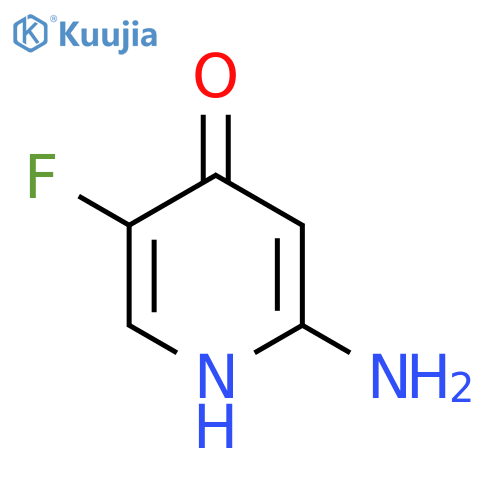 2-Amino-5-fluoropyridin-4-ol structure