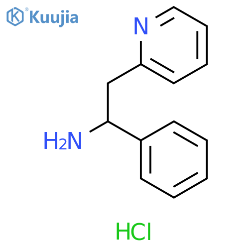 1-phenyl-2-(pyridin-2-yl)ethan-1-amine dihydrochloride structure