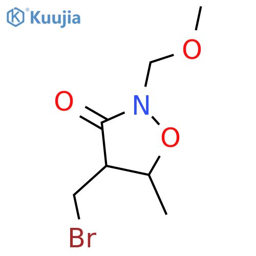 4-Bromomethyl-2-methoxymethyl-5-methylisoxazolin-3-one structure