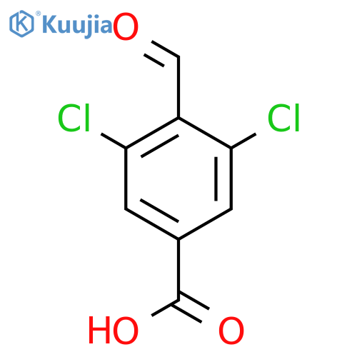 3,5-dichloro-4-formylbenzoic acid structure