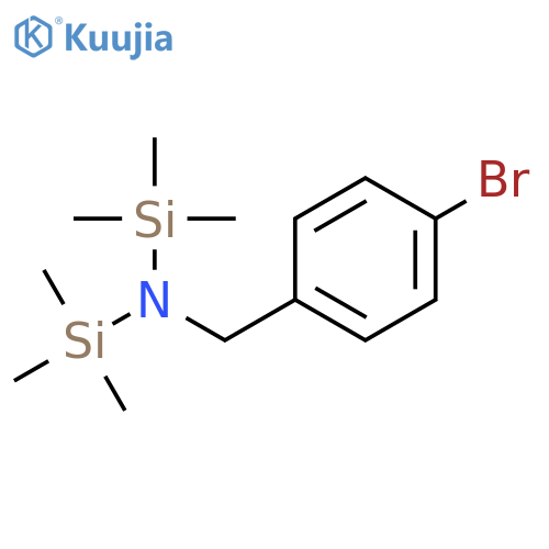 N-(4-Bromobenzyl)-1,1,1-trimethyl-N-(trimethylsilyl)silanamine structure