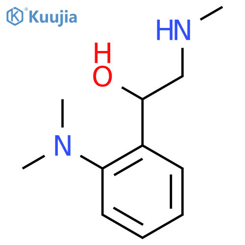 1-2-(dimethylamino)phenyl-2-(methylamino)ethan-1-ol structure