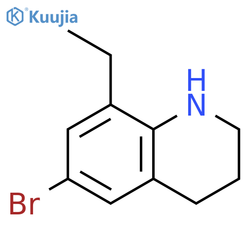 6-bromo-8-ethyl-1,2,3,4-tetrahydroquinoline structure
