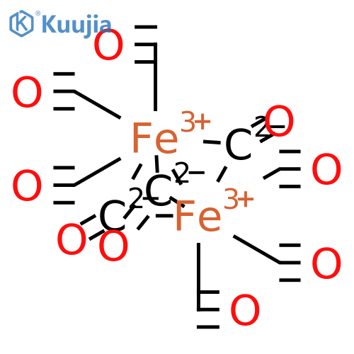 tri-μ-carbonylhexacarbonyldiiron structure