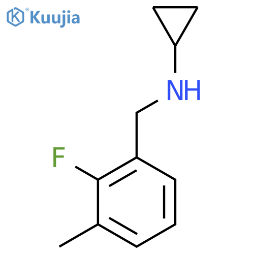 N-(2-Fluoro-3-methylphenyl)methylcyclopropanamine structure