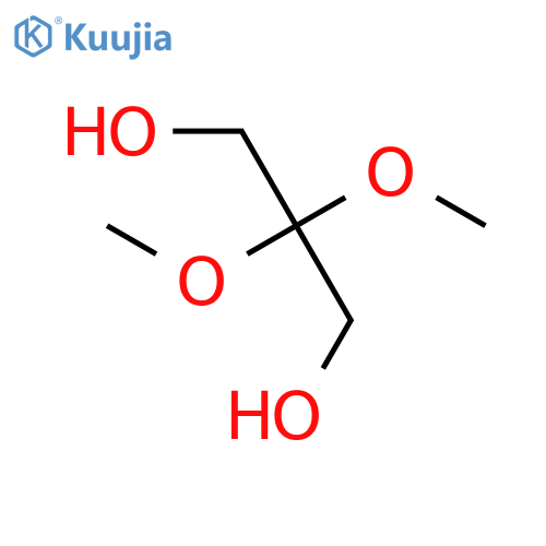 2,2-dimethoxypropane-1,3-diol structure