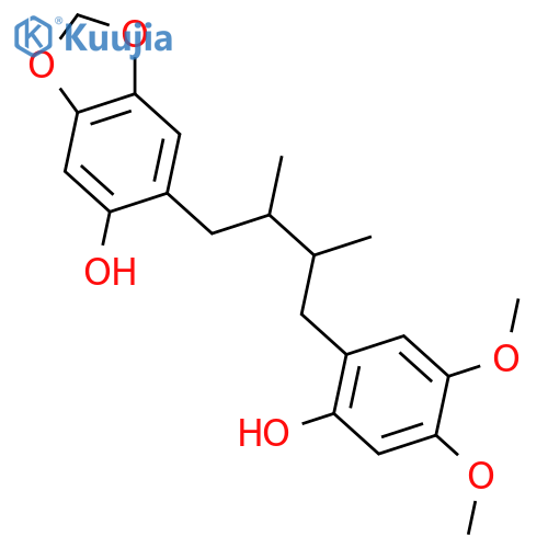 8,8'-Lignan-2,2',4,4',5,5'-hexol; (8R*,8'S*)-form, 4,5-Methylene, 4',5'-di-Me ether structure