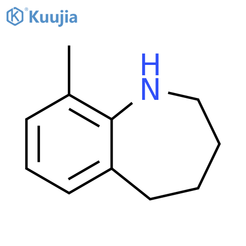 9-METHYL-2,3,4,5-TETRAHYDRO-1H-1-BENZAZEPINE structure