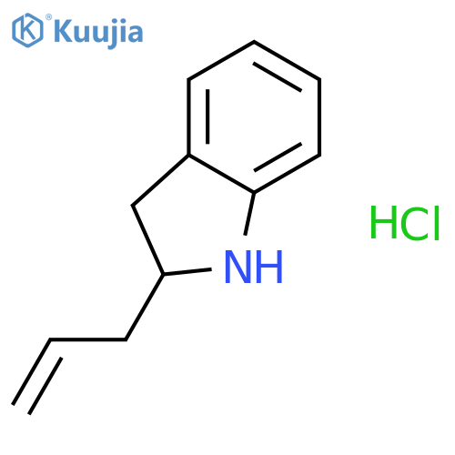 2-Allyl-2,3-dihydro-1H-indole hydrochloride structure