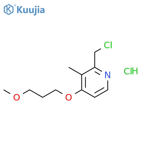2-Chloromethyl-4-(3-methoxypropoxy)-3-methylpyridine Hydrochloride structure