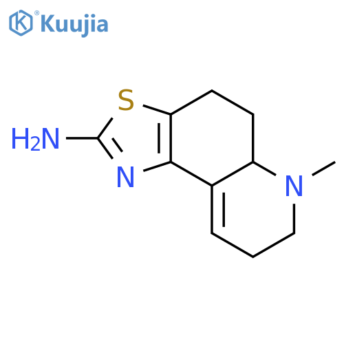 Thiazolo[4,5-f]quinolin-2-amine,4,5,5a,6,7,8-hexahydro-6-methyl- structure