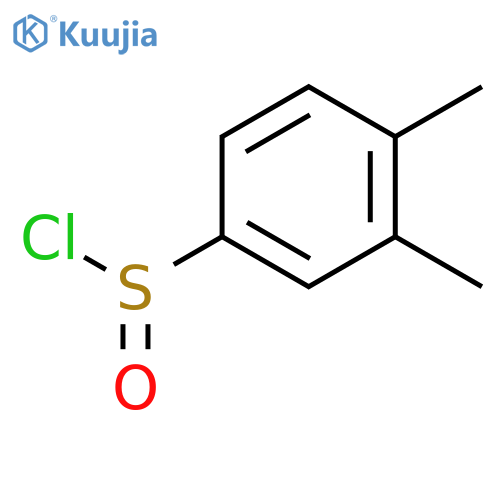 Benzenesulfinyl chloride, 3,4-dimethyl- structure