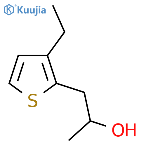 1-(3-ethylthiophen-2-yl)propan-2-ol structure