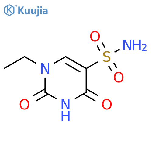 1-ethyl-2,4-dioxo-1,2,3,4-tetrahydropyrimidine-5-sulfonamide structure