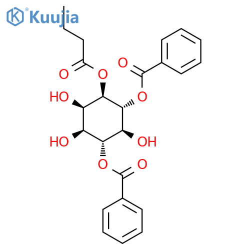 1D-1-O-Butyryl-4,6-O-dibenzoyl-myo-inositol structure