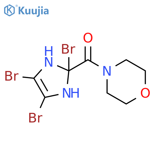Morpholine, 4-[(2,4,5-tribromo-1H-imidazol-2-yl)carbonyl]- structure